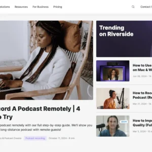 Blog Website Design